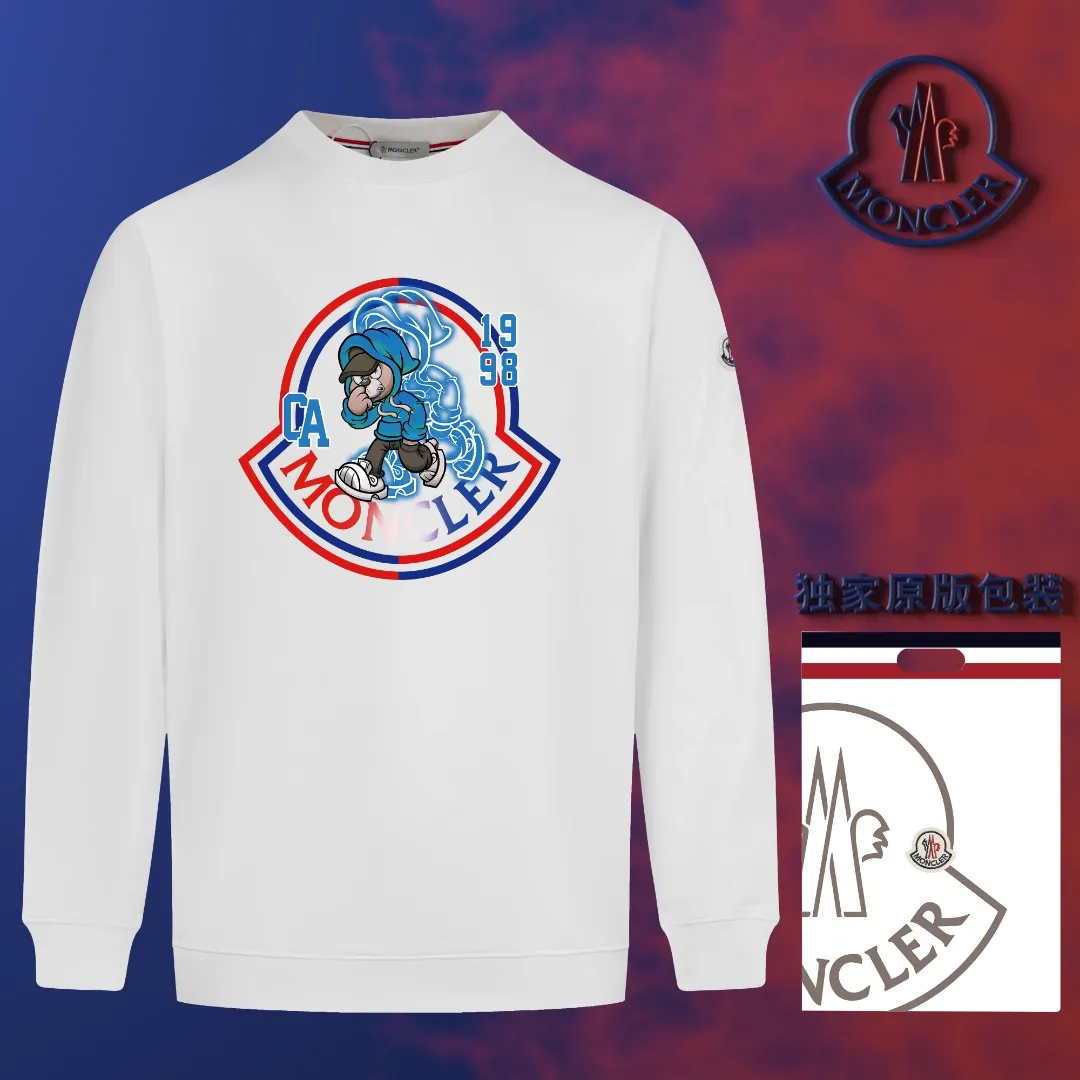 【 Quality】 【🎉 🎊】 【 MONCLER】【In Stock 】 🏅2024 New Arrival Premium 3D LOGO ， ， Premium ⚠️ ： 460 ， 21S 10S 26/2 1*1 ！ ， ， ， ， ， ！ Same Style ✔ Same Style： ❗ ✔【 Same Style， In Stock！】 ➡Size：S M L XL XXL ➡ ：Black White ⚠️Size Size